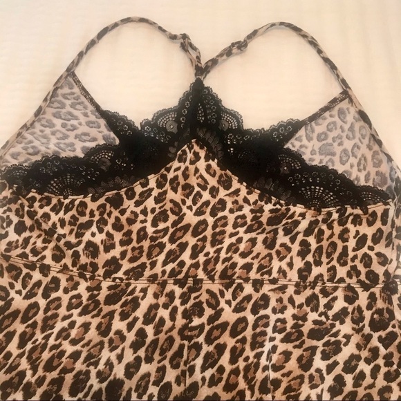 Leopard With Lace Lingerie Size Medium - Picture 3 of 6